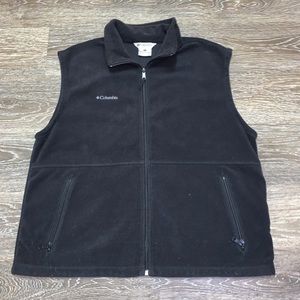 Mens columbia fleece Vest Xtralarge full zip